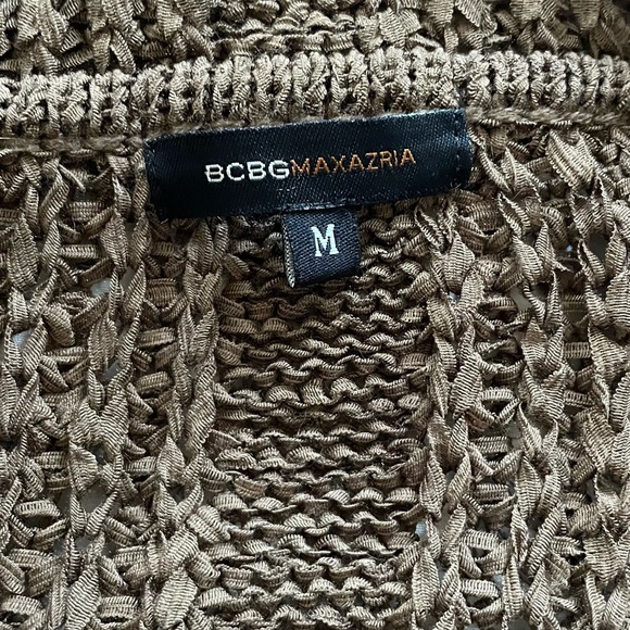 Vintage BCBGMaxAzria Brown Hooded Sweater - Picture 2 of 6